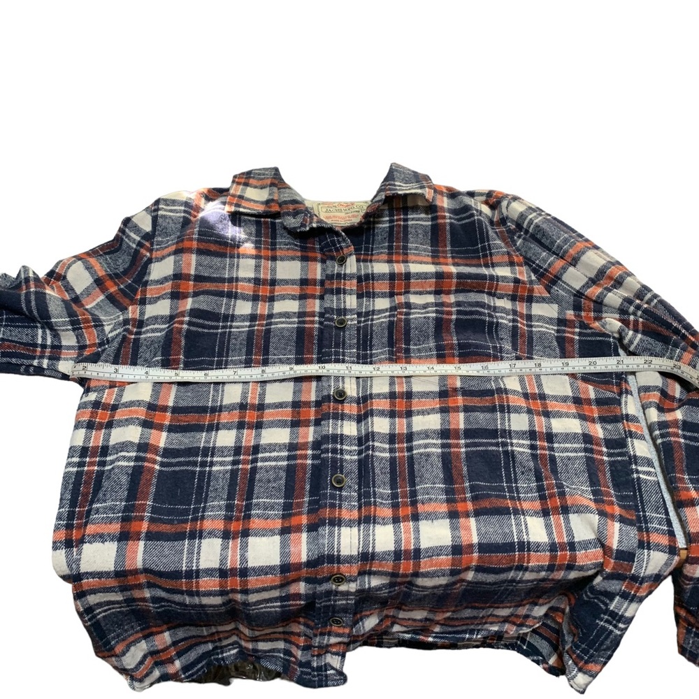 JACHS MFG CO. Flannel Plaid Shirt Long Sleeve Size Large - Picture 12 of 12